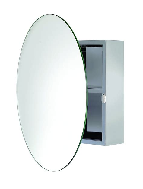 croydex severn circular stainless-steel medicine cabinet|Croydex Severn Round Stainless Steel Medicine .